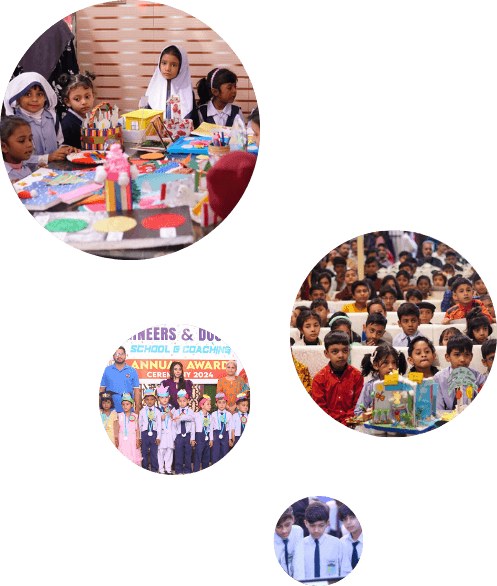 Students learning at Engineers & Doctors School